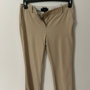 Talbots 4p Tan/khaki dress pants. mark on the back left pant leg. (See picture)